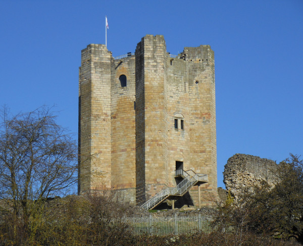 The keep of Conisbrough Castle, built by Hamelin de Warenne: by Sharon Bennett Connolly