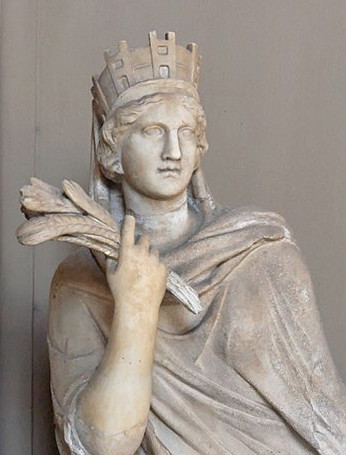 The Tyche (Eudora's sister) of Antioch, Vatican Museums