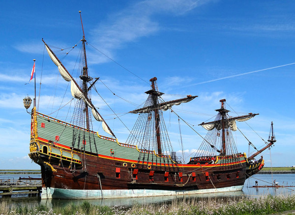 Replica of the ship Batavia, Lelystad, Netherlands