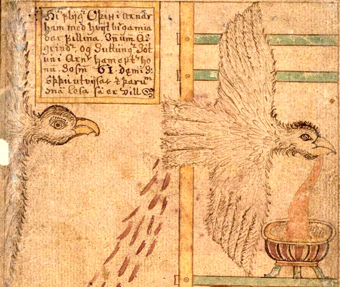 Odin bringing mead to gods and humans