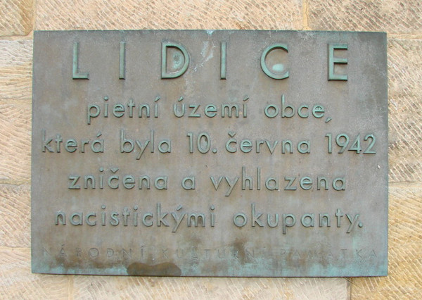 Lidice Memorial Near Prague, Czech Republic
