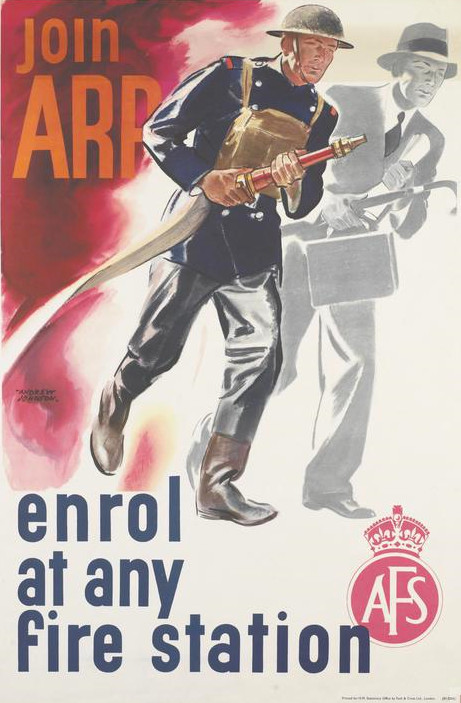 Join ARP - Enrol at any Fire Station © IWM Art.IWM PST 13879