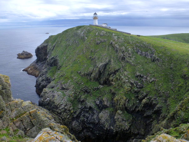 Eilean Mor, Flannan Isles: lighthouse and northern cliffs