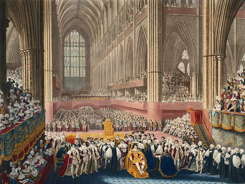 Coronation of George IV in Westminster Abbey