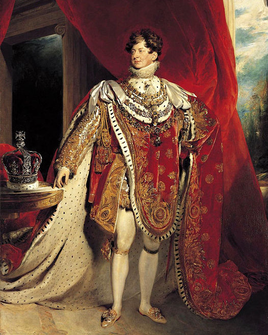 George IV in coronation robes