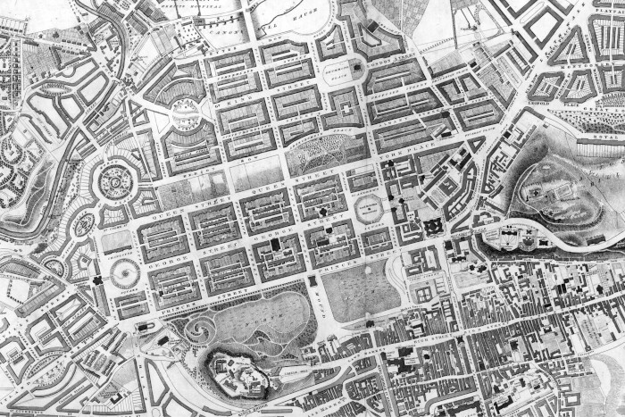 1823 map of Edinburgh's New Town