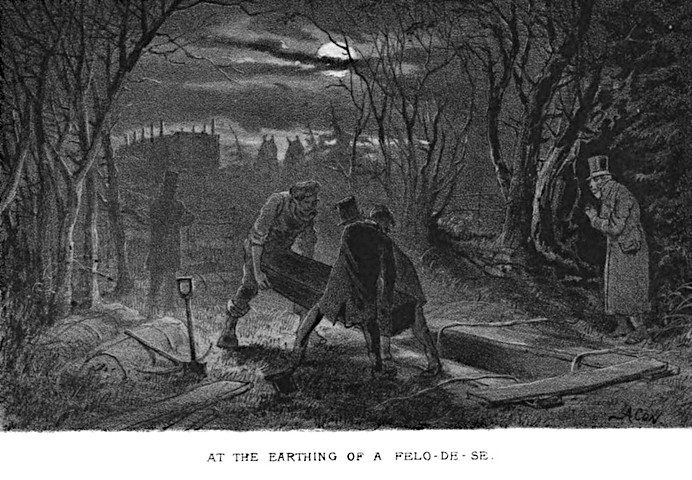 At the Earthing of a Felo-de-se