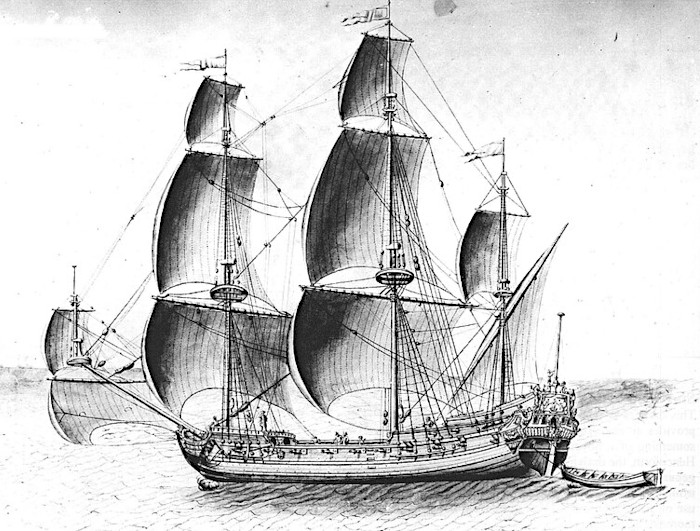 Frégate a la Voile, light frigate under sail