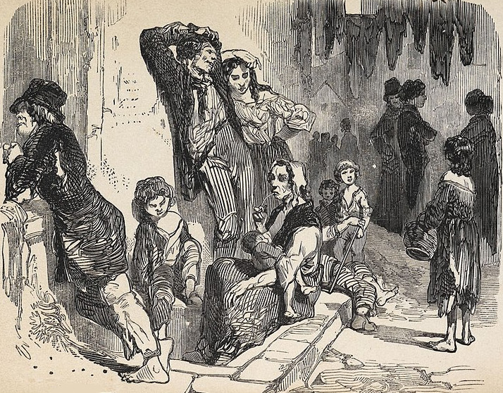 A scene in St Giles's