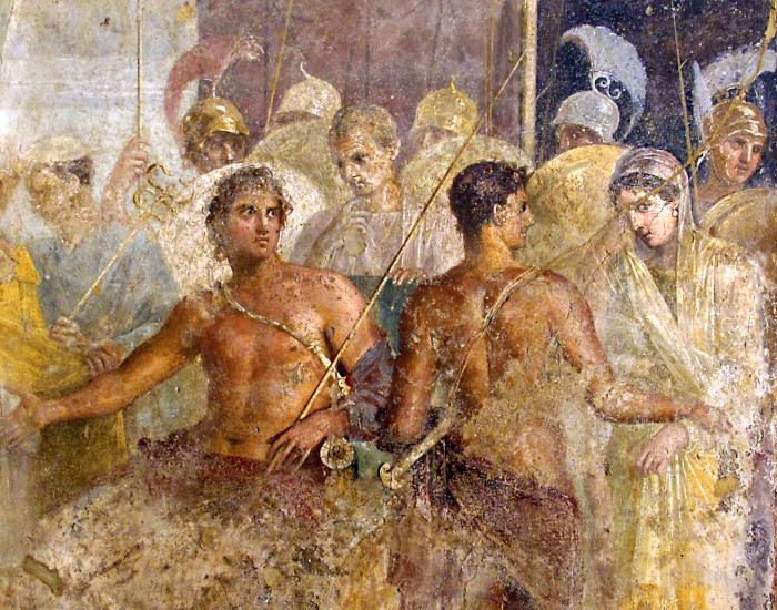 Briseis taken from Achilles (L)