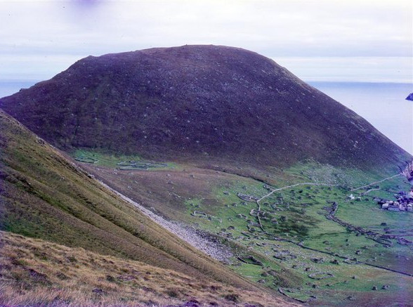 St Kilda, looking over the village towards Conachair