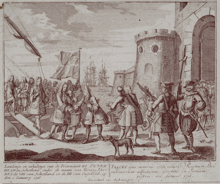 James Landing at Peterhead, 2 January 1716