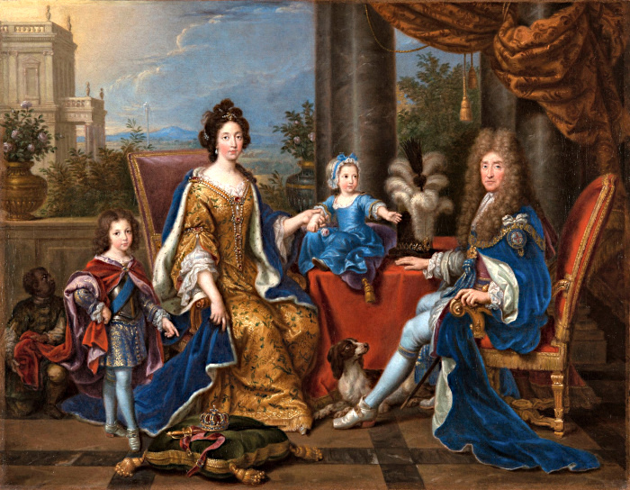 James II and VII and his family in exile