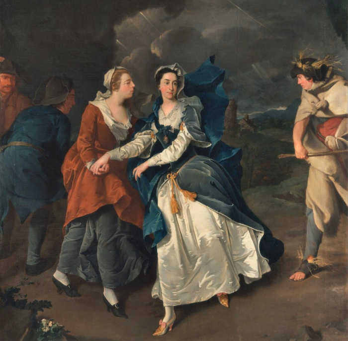 Susannah Maria Cibber (née Arne) as Cordelia, 1755