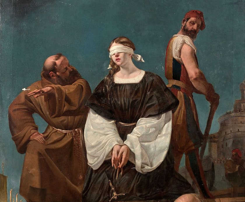 The beheading of Beatrice Cenci by Paul Delaroche