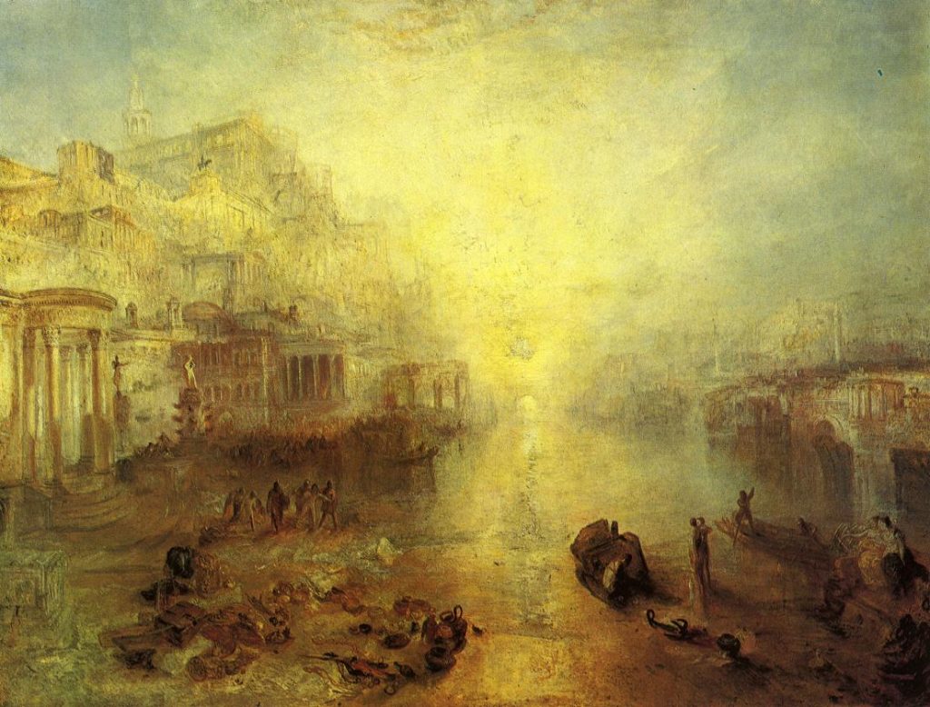Ancient Italy - Ovid Banished from Rome by JMW Turner
