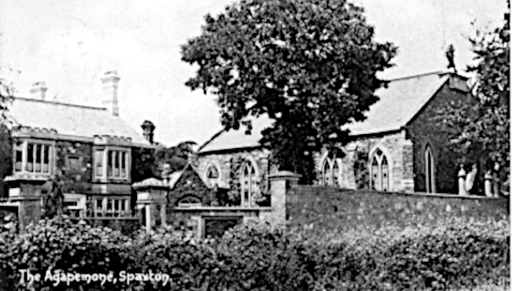 Postcard of the Agapemone, Spaxton, Somerset