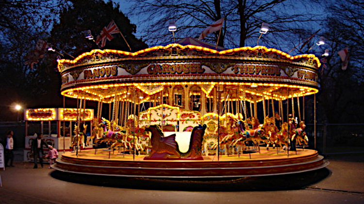 Carousel at Winter Wonderland in Hyde Park