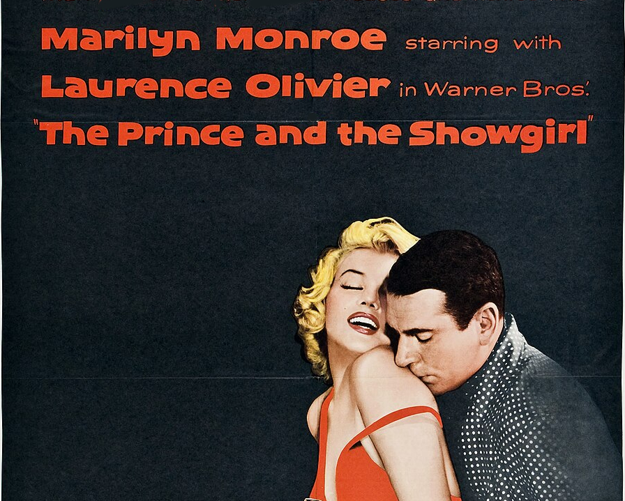 US theatrical poster for the film The Prince and the Showgirl, 1957