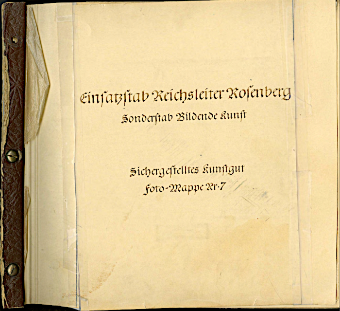 ERR photograph album volume 7 title page