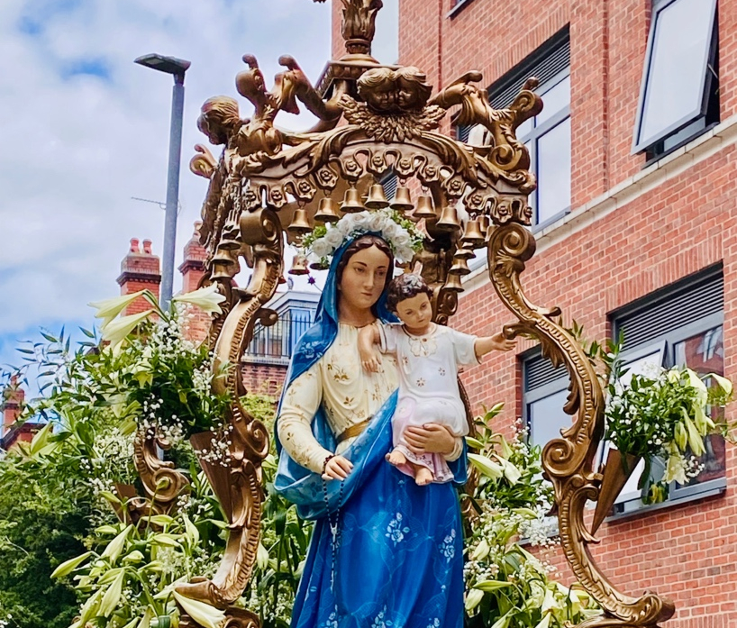 Photograph of the Madonna del Rosario