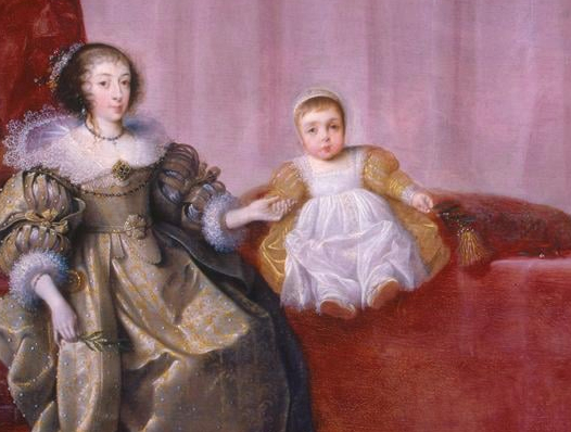 Henrietta Maria and Charles, Prince of Wales