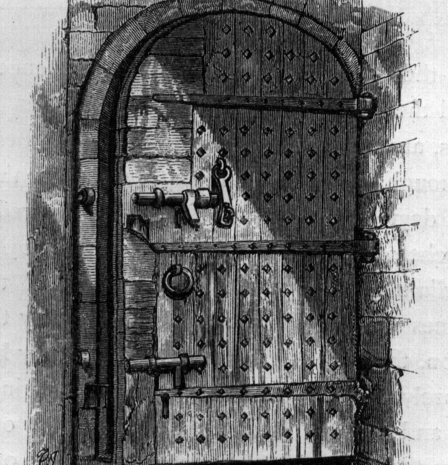 Door of Guy Fawkes's dungeon