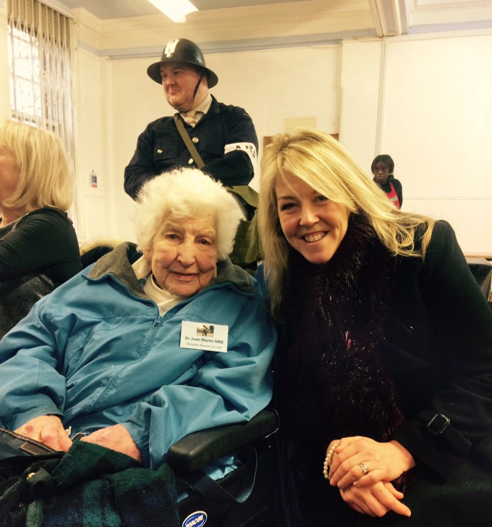 Dr Joan Martin with Kate