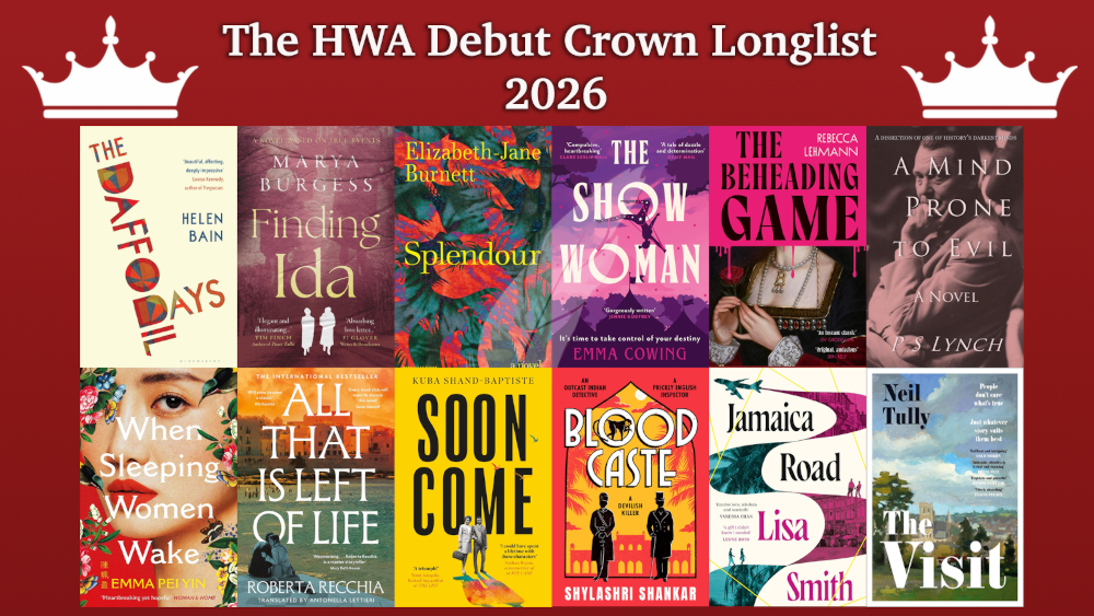 The 2026 HWA Debut Crown longlist