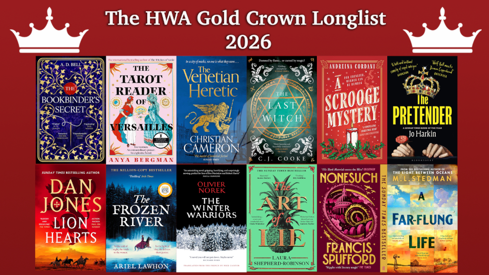 The 2026 HWA Gold Crown longlist