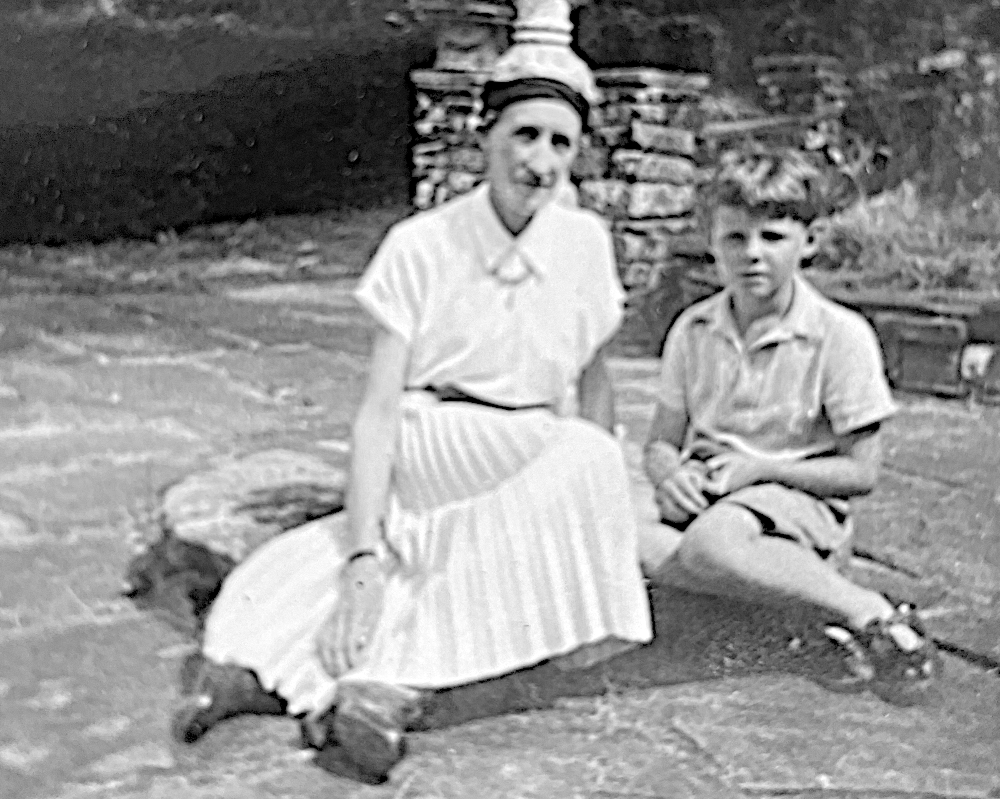 Lady Dorothy Mills and her nephew Anthony