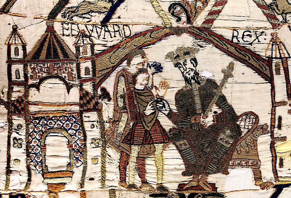  Bayeux Tapestry: King Edward the Confessor and Harold Godwinson at Winchester